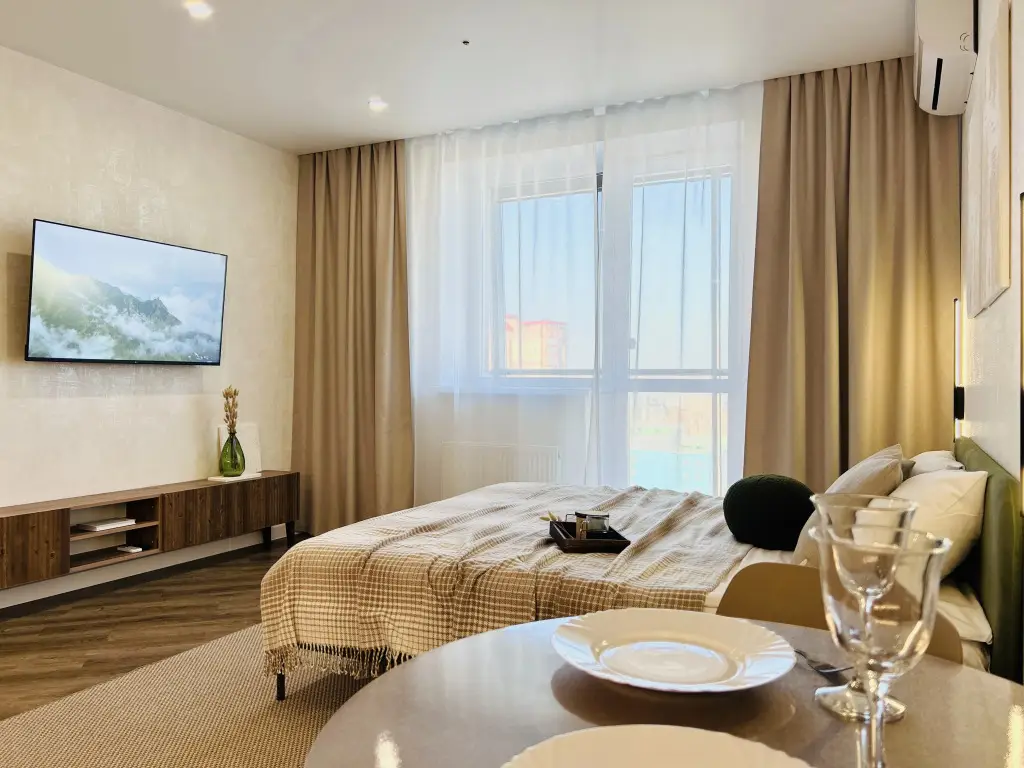 Омск: Апартаменты Cozy Rent Japandi