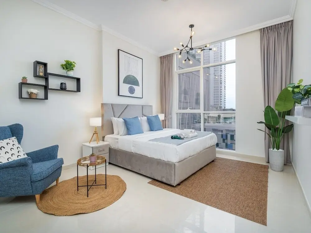 Дубай: 2bed Chic Apt Burj Khalifa Gym/pool by Belvilla