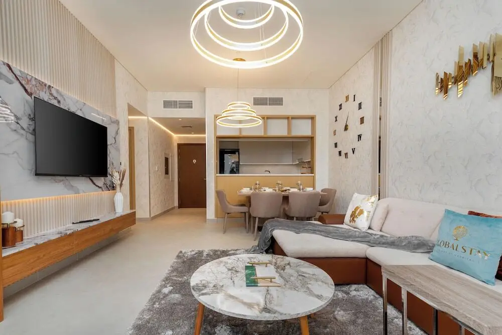 Дубай: GLOBALSTAY. Creek Rise Tower 1 Elegant Apartment