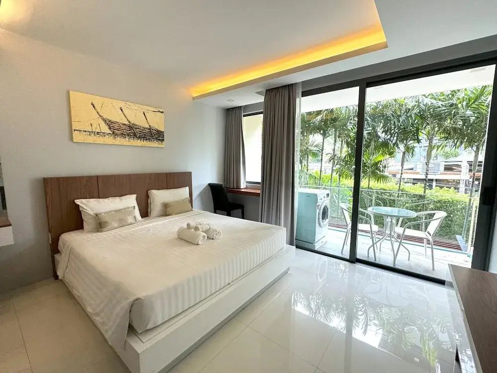 Муанг: Studio with washer and WiFi in Rawai