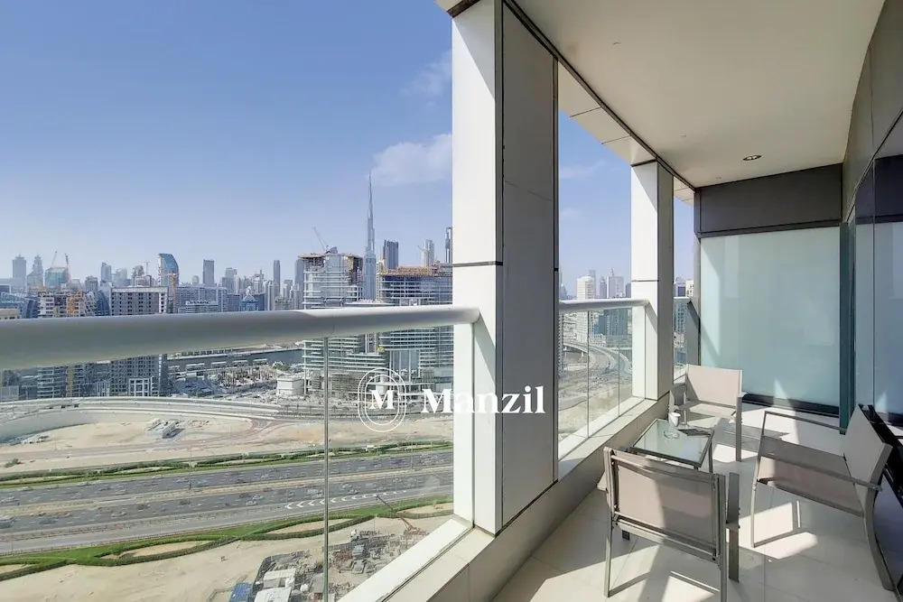 Manzil - Cozy 1BR in Paramount w Burj Khalifa View — фото 1