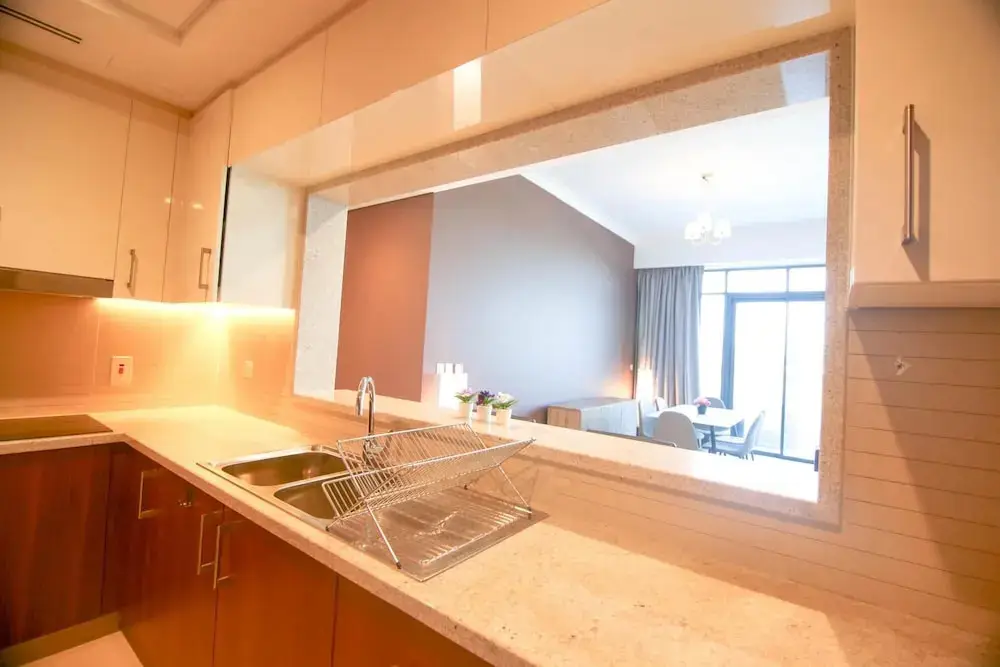 Дубай: Golf Course Views 3BR Vida Hills Weekly Cleaning