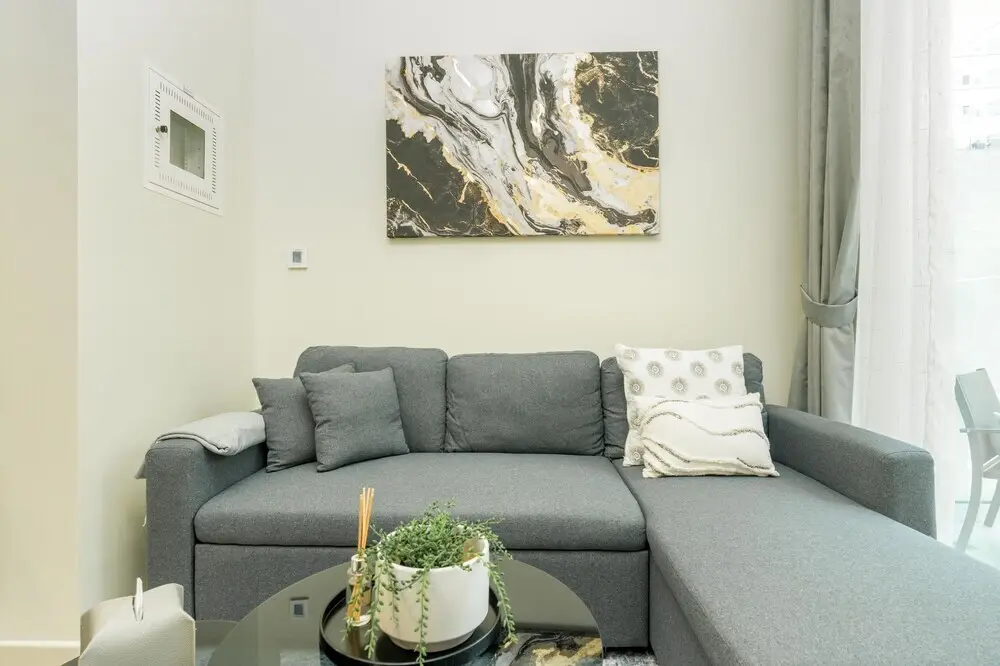 Дубай: Whitesage - Stylish Apt With Balconies In The Heart of Dubai