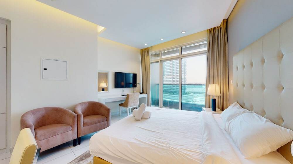 Дубай: GreenFuture - Fancy Studio With Jaw-Dropping Marina Views