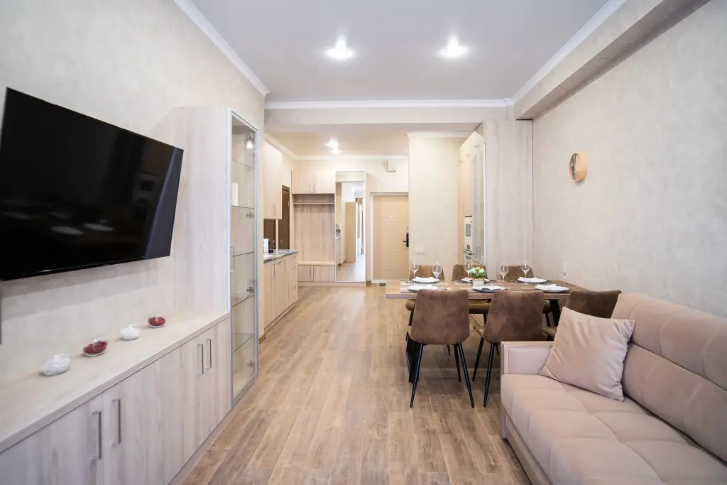 Сочи: Апартаменты Red Apartments Светлана Парк Оливия