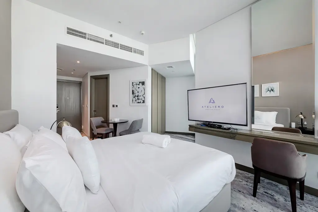 Дубай: Апартаменты Modern Studio at Damac Maison Prive