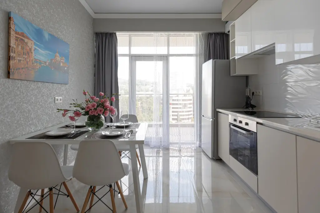 Сочи: Апартаменты Red Apartments Светлана Парк Роза