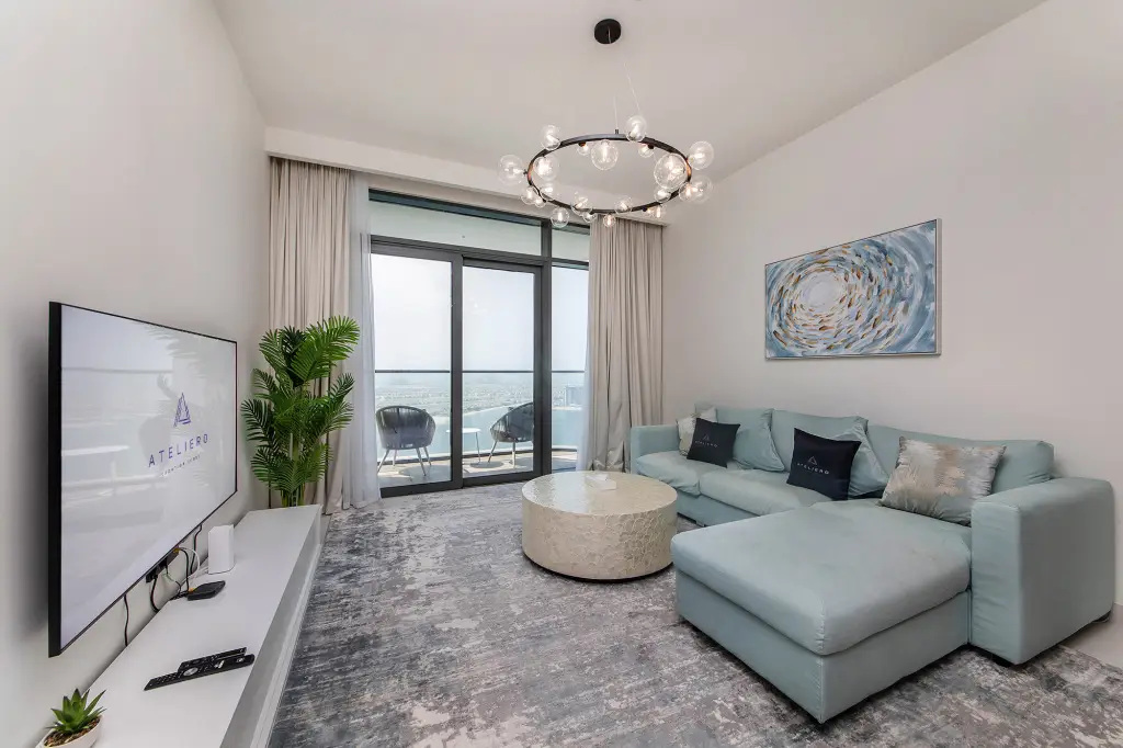Апартаменты Amazing 1BR in Marina Vista Emaar Beachfront — фото 1