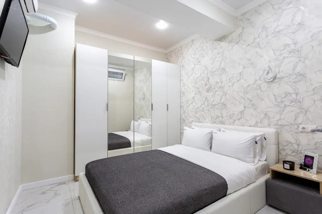 Сочи: Апартаменты Red Apartments Светлана Парк Мадлен