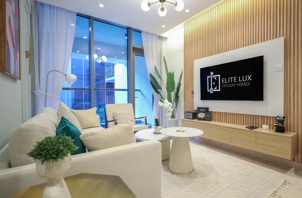 Дубай: Апартаменты Elite LUX Holiday Homes - Elegant 2BR Suite in Business Bay, Dubai