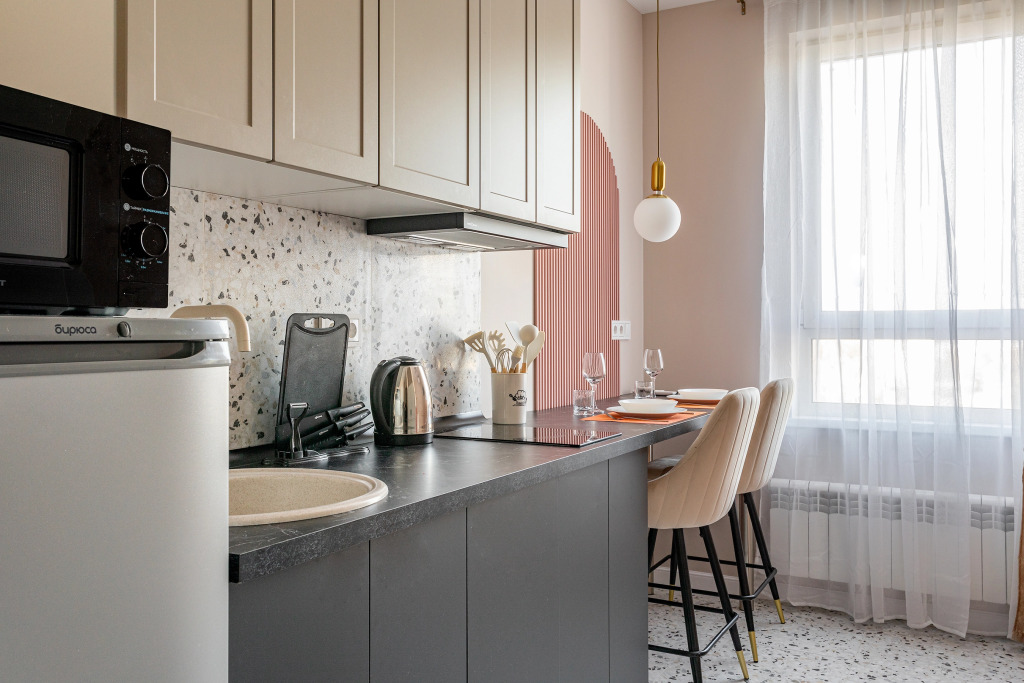Апартаменты InHome24 Комфортные в нежных оттенках — фото 1