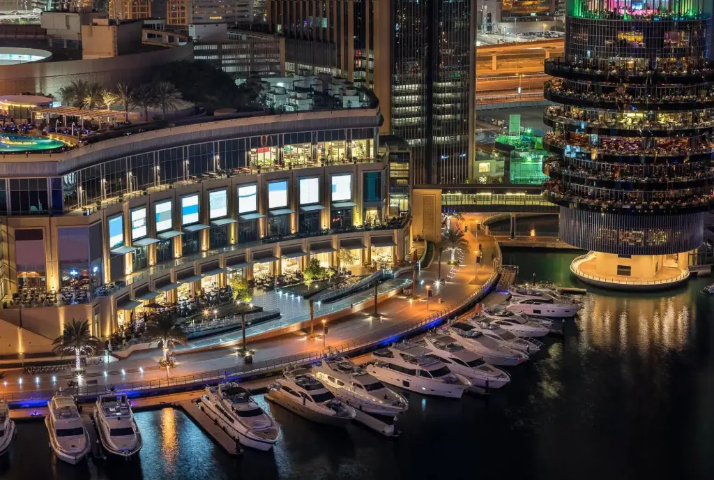 Дубай: Full Sea & Dubai Eye View | Stunning 1br | Marina