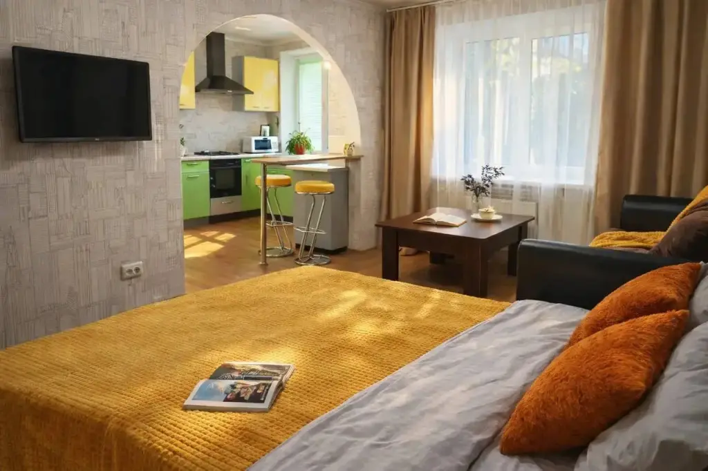 Сызрань: Квартира Студия Natalie Rooms рядом с ТЦ Монгора для 4 гостей
