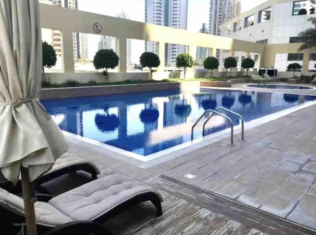 Дубай: Апартаменты Studio on JBR, SEA view, POOL, Gym, LARGE terrace