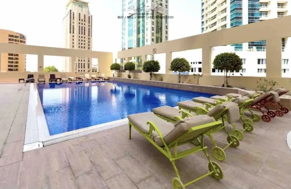 Дубай: Апартаменты Studio on JBR, SEA view, POOL, Gym, LARGE terrace