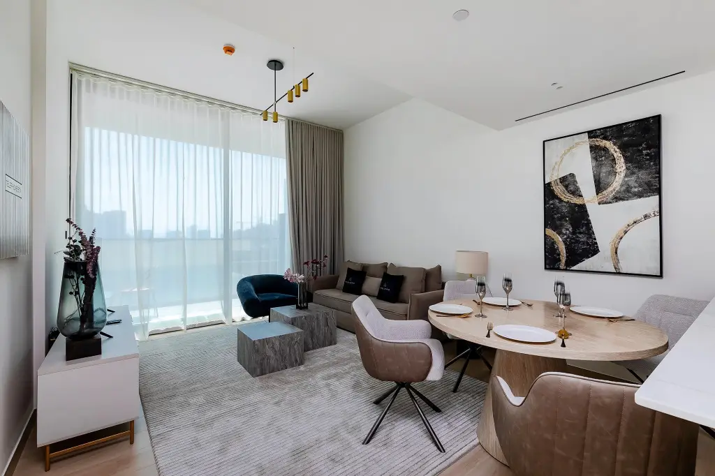 Апартаменты Stylish 1BR at Binghatti Corner JVC — фото 1