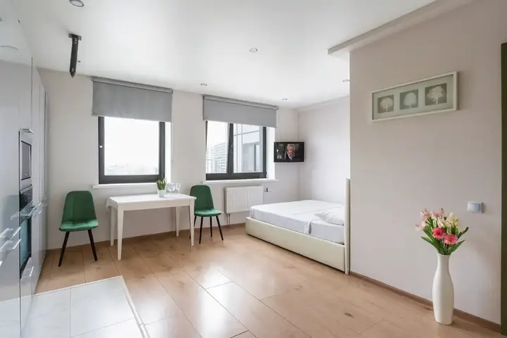 Мытищи: Апартаменты с Видом на Город BestFlat24 White Башня Кит
