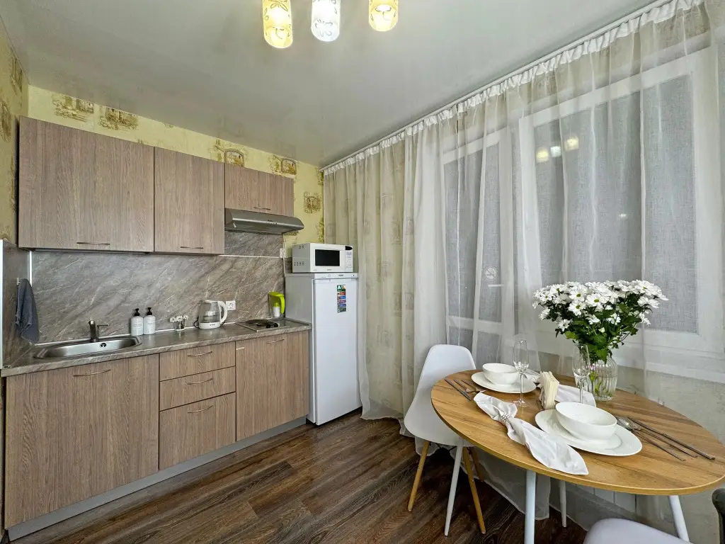 Липецк: Apartment Atmosphere on S.S. Bekhteeva Street