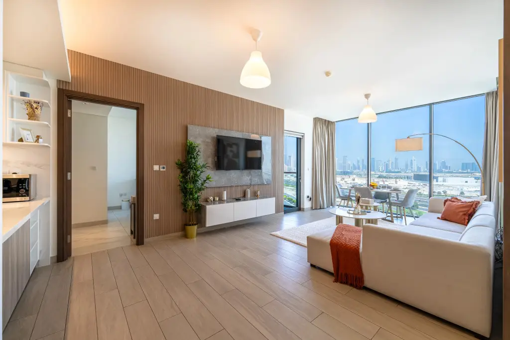 Апартаменты Marco Polo - Stunning 2BR with Burj View | Spacious Gym & Pool — фото 1
