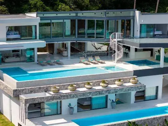 Самуи: Villa Murano with Panoramic Sea Views