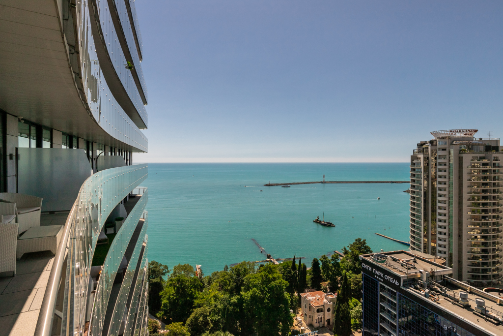 Апартаменты Karat Hyatt с 2 спальнями и видом на море — фото 1