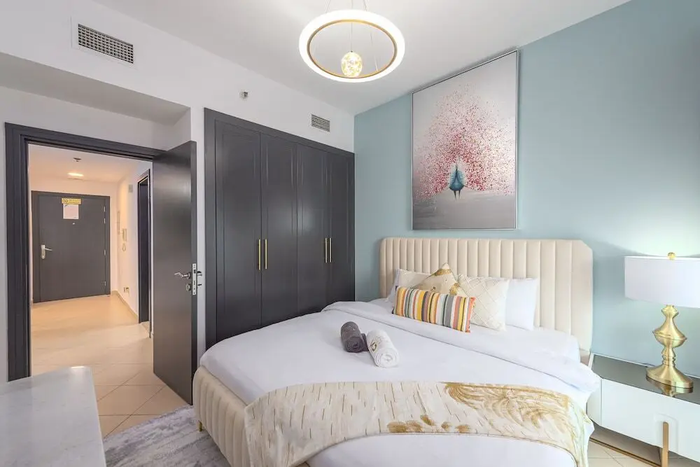 Дубай: Marco Polo - 1BR with Marina Views, Near Metro & Marina Mall