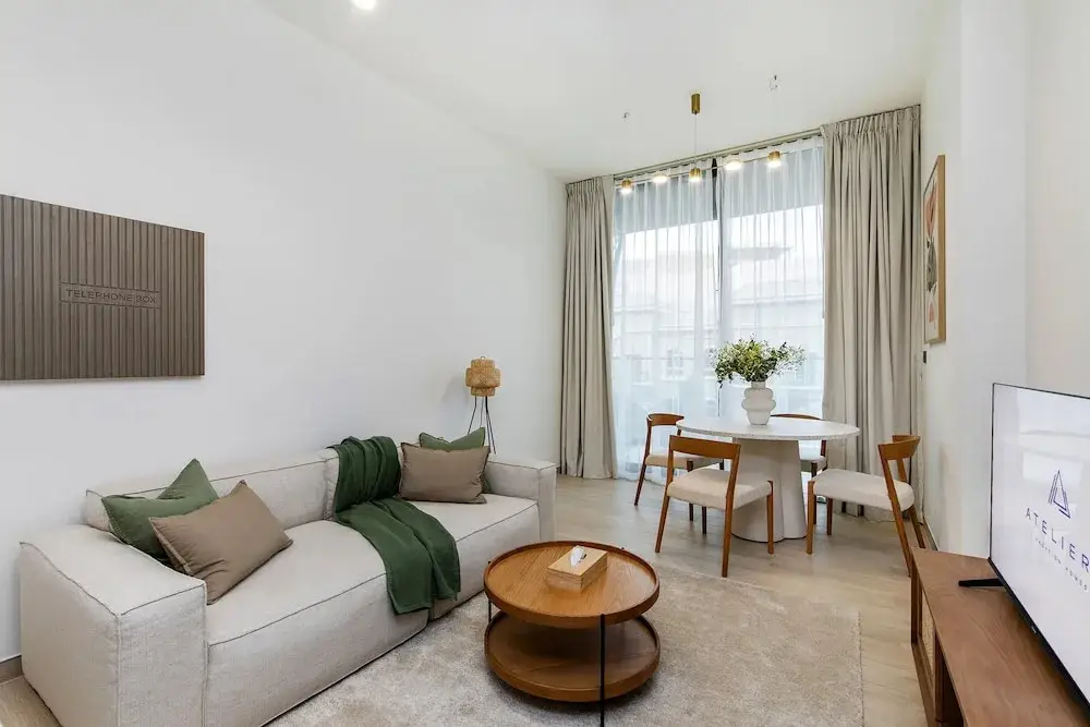 Дубай: Wonderful 1BR in Binghatti Crescent