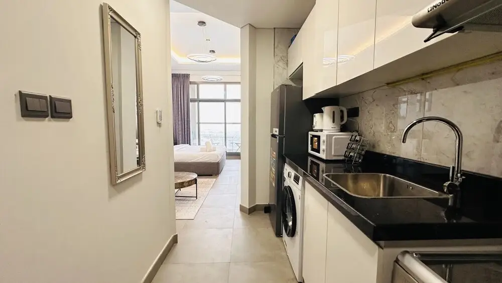 Дубай: Luxury Studio Apartment Palm View with Big Balcony Free Parking by Belvilla