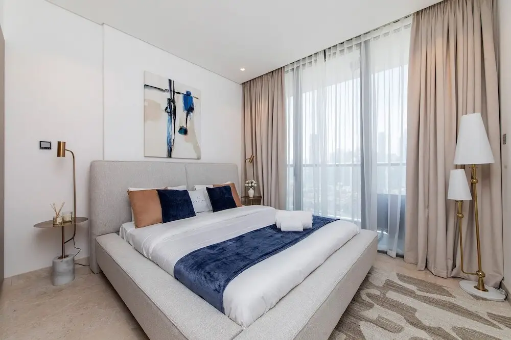 Дубай: Luxe 3BR with Burj Khalifa view