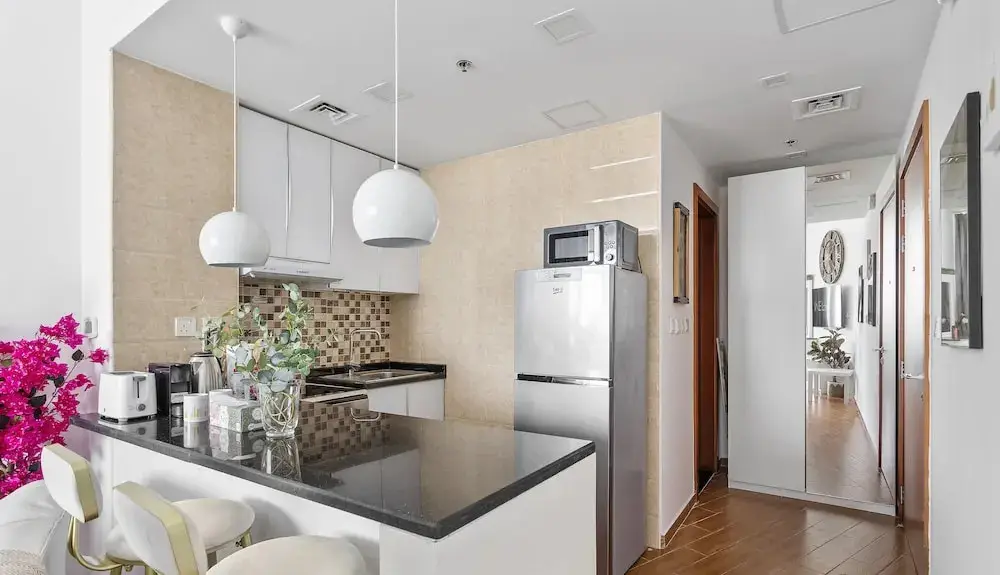 Дубай: WelHome - Relaxing and Fancy Studio Apt with City View
