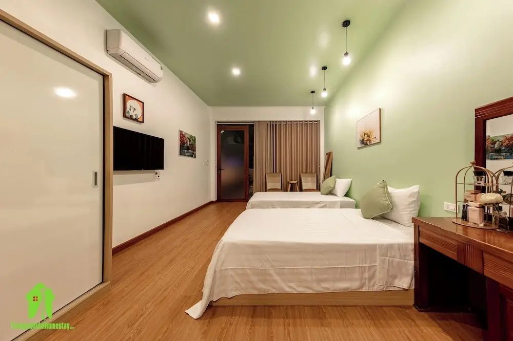 Хоа Лу: Room in House - Trang An Ao Dai Homestay - Family Room With Field View and Private Bathroom