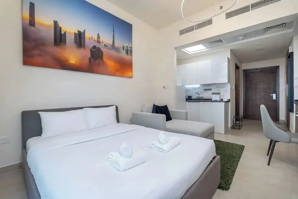Дубай: Cozy Studio Budget Friendly