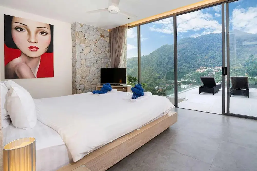 Кату: Open Hill View 3BR Natural Park Villa 1