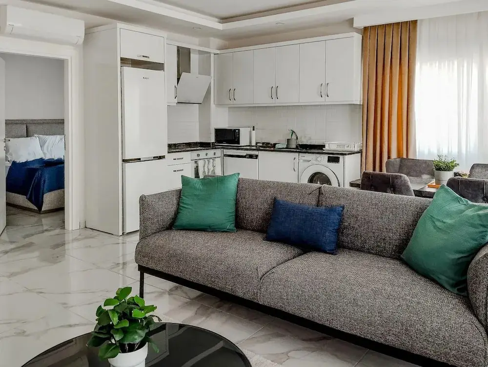 Аланья: Flat With Shared Pool 6 min to Beach in Alanya