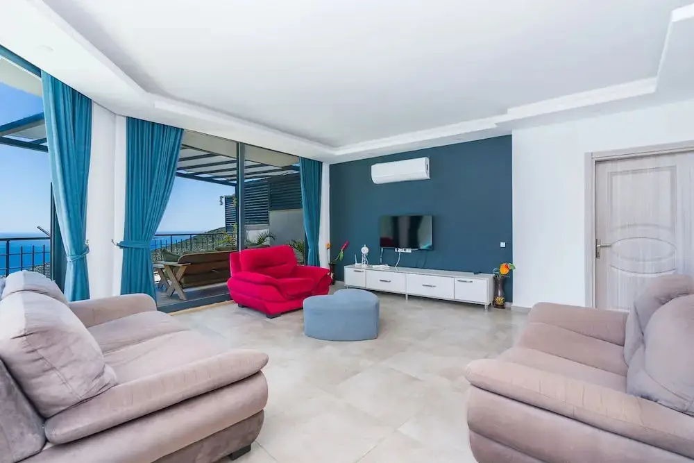 Калкан: Lux Villa With Jacuzzi Inf Pool - All Rooms w AC