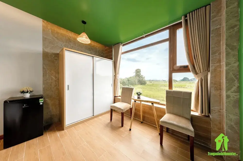Хоа Лу: Room in House - Trang An Ao Dai Homestay - Triple Room With Field View - Bich Dong Room