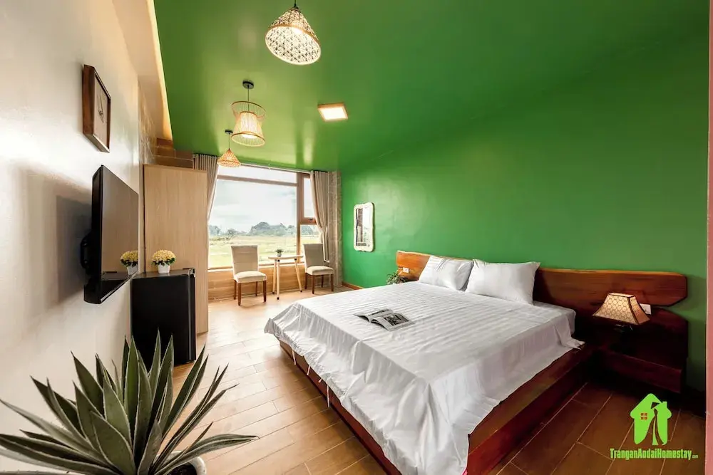 Хоа Лу: Room in House - Trang An Ao Dai Homestay - Triple Room With Field View - Bich Dong Room