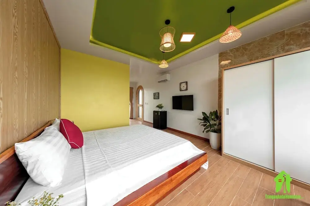 Хоа Лу: Room in House - Trang An Ao Dai Homestay - Double Room With Field View - Am Tien Room