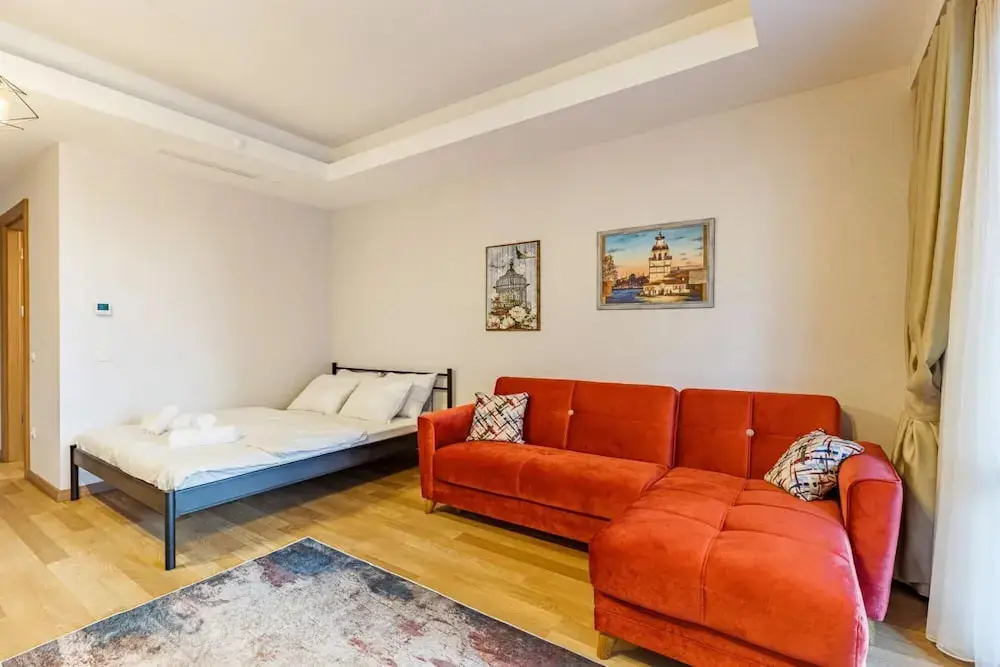 Стамбул: Modern Studio Flat With City View in Sariyer