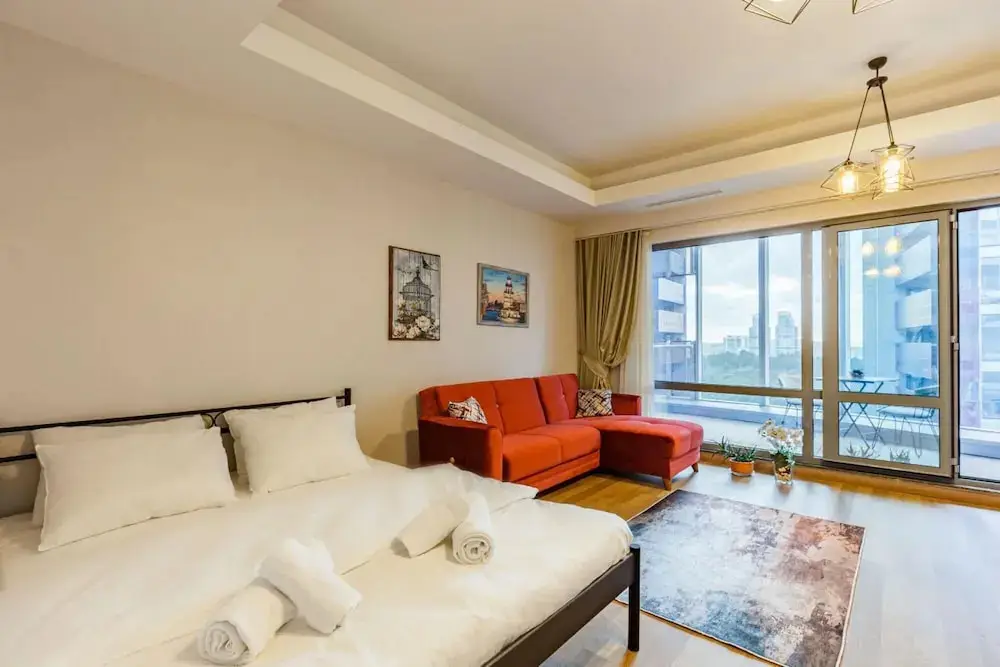 Стамбул: Modern Studio Flat With City View in Sariyer