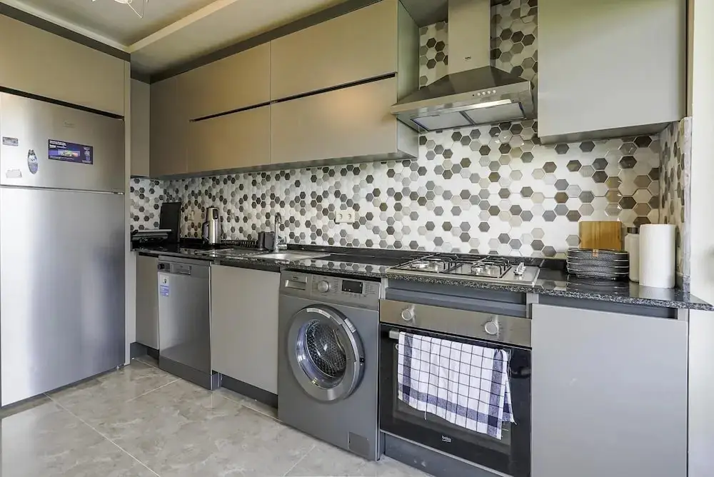 Белек: Flat w Shared Pool and Balcony 8 min to Beach