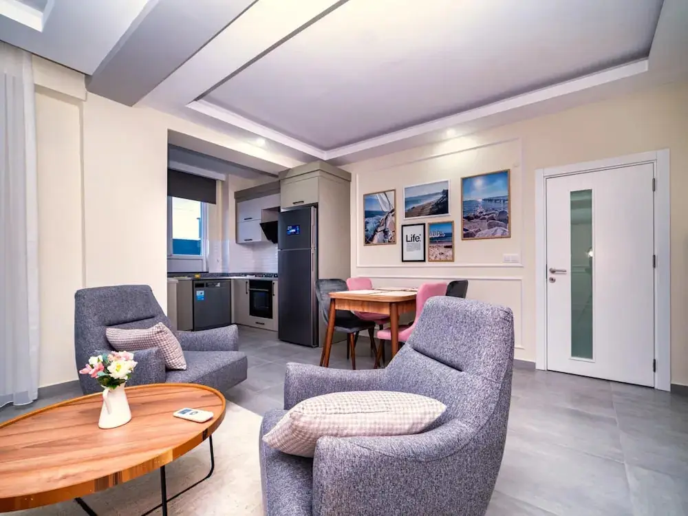 Анталья: Cozy Flat 7 min to Mermerli Beach in Antalya