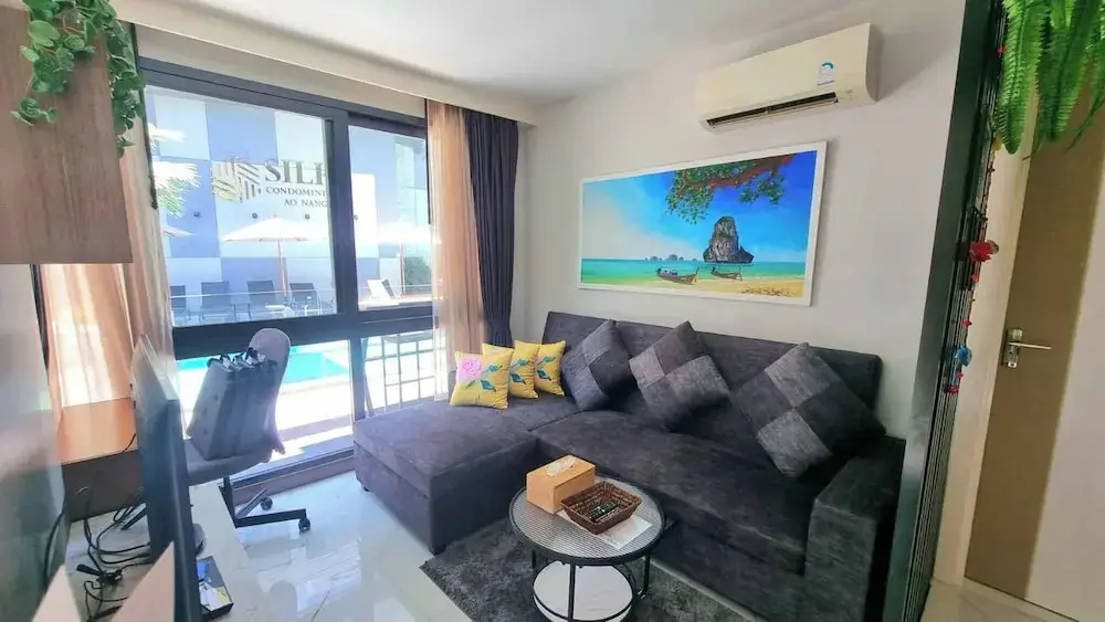 Краби: B205 - Nice Pool Access 1 Br 300m To Ao Nang Beach