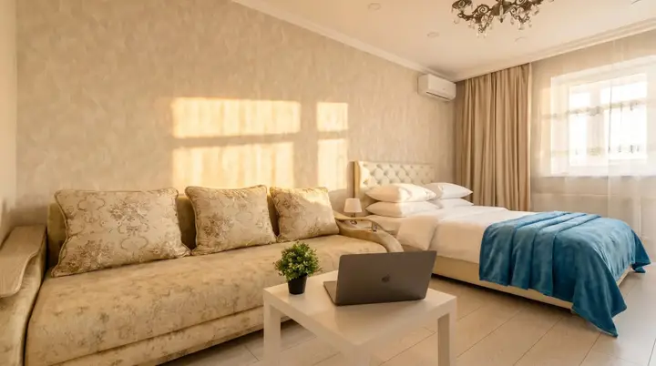 Краснодар: Апартаменты с 2 smart TV + матрас King Koil + 300 мб/сек by Depart Apart