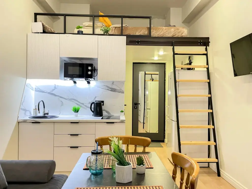 Переславль-Залесский: Квартира Двухуровневая студия на Беговой Dayker City Apartments