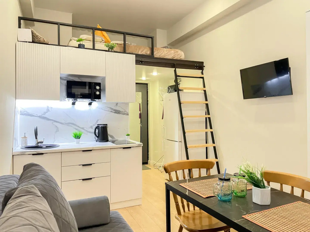 Квартира Двухуровневая студия на Беговой Dayker City Apartments — фото 1
