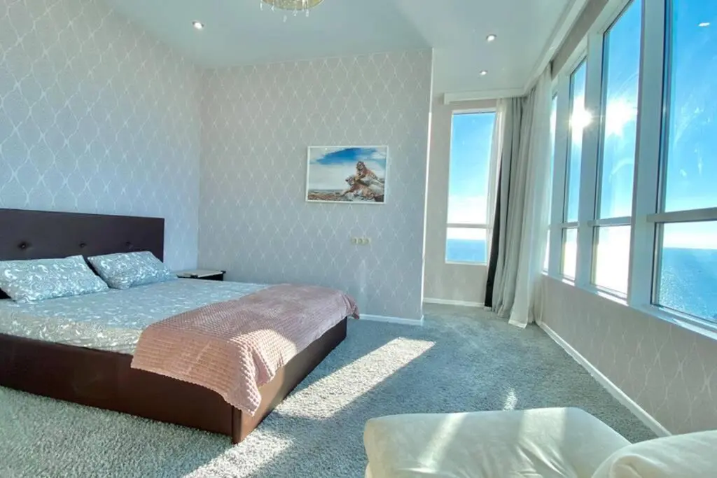 Сочи: Penthouse 24th fl: Home theatre, 2BR, SeaView balcony