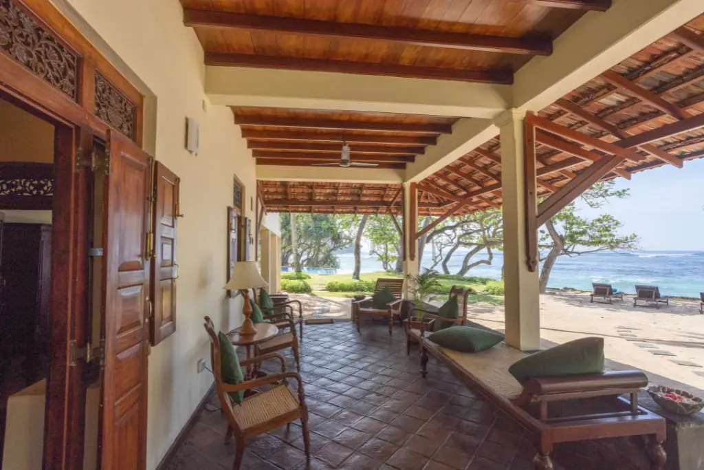 Коггала: Villa South Point Abbey 4 bedroom beach front