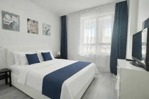 Апартаменты Boston Aparts в ЖК Тихомиров Центральный стадион МЕГА Радуга парк — фото 1