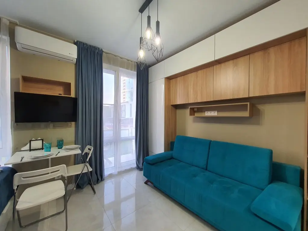 Сочи: Апартаменты Дизайнерская Студия ЖК Касабланка от HomeHotelSochi 20